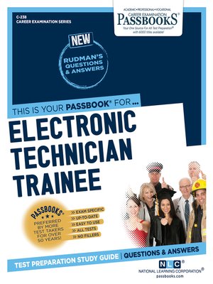 cover image of Electronic Technician Trainee